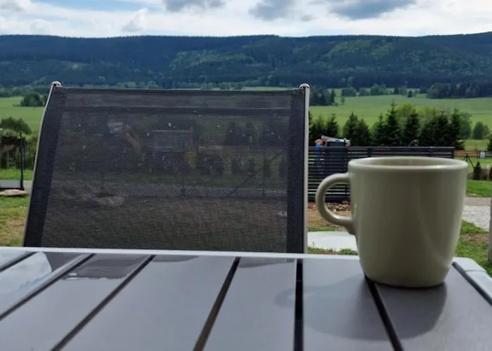 Season Sauna&jacuzzi - Klimatyzowane Z Widokiem Na Góry Kotlina Kłodzka 4km Do Zieleniec Arena Domek alpejski