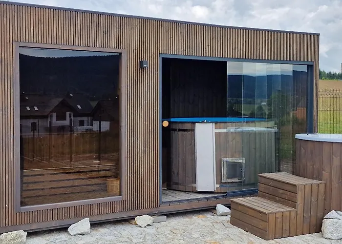 Domek alpejski Season Sauna&jacuzzi - Klimatyzowane Z Widokiem Na Góry Kotlina Kłodzka 4km Do Zieleniec Arena *
