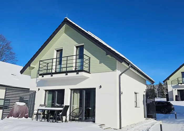 Season Sauna&jacuzzi - Klimatyzowane Z Widokiem Na Góry Kotlina Kłodzka 4km Do Zieleniec Arena Domek alpejski