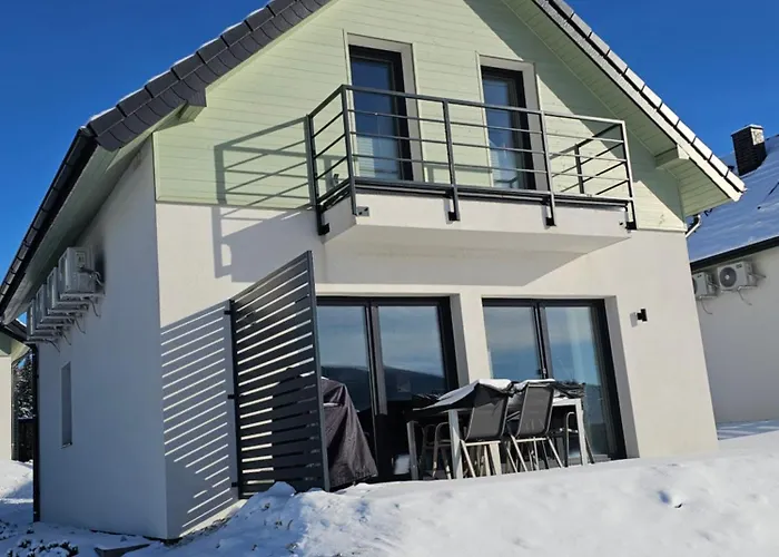 Season Sauna&jacuzzi - Klimatyzowane Z Widokiem Na Góry Kotlina Kłodzka 4km Do Zieleniec Arena Domek alpejski