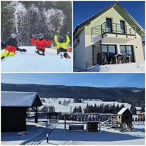 Domek alpejski Season Sauna&jacuzzi - Klimatyzowane Z Widokiem Na Góry Kotlina Kłodzka 4km Do Zieleniec Arena